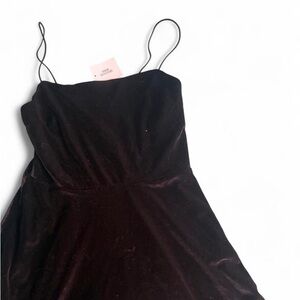 Urban Outfitters little black Velvet Dress